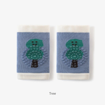 New Arrival Baby Knee Pads Summer Thin Cartoon Kids Knee Pads Protective Newborn Knee Pads Crawling Anti-Slip Knee Pads For Baby