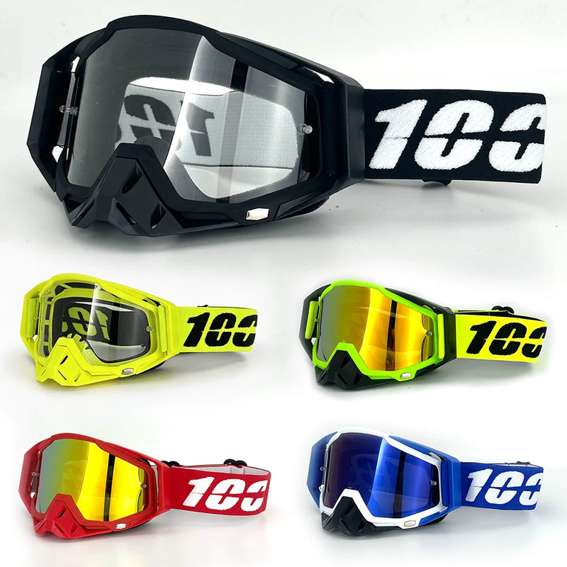 Motorcycle Helmet Goggles Men Women Motocross Windproof UV400 Protective Eyewear Off Road Riding MTB ATV Ski Racing Glasses