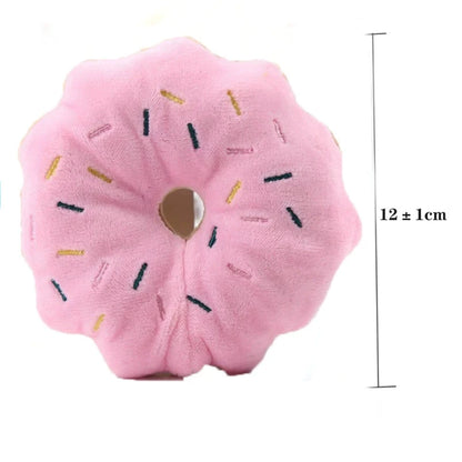 Dog Squeaky Toys Plush Animal Fruit Food Toy Durable Chew Interactive Toys Small Medium Dogs Cats Puppy Pet Supplies