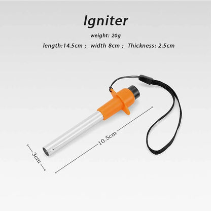 TARKA Camping Portable Igniter Outdoor Stove Electric Igniter Piezoelectric Igniter Hiking Climbing BBQ Igniter Camping Supplies