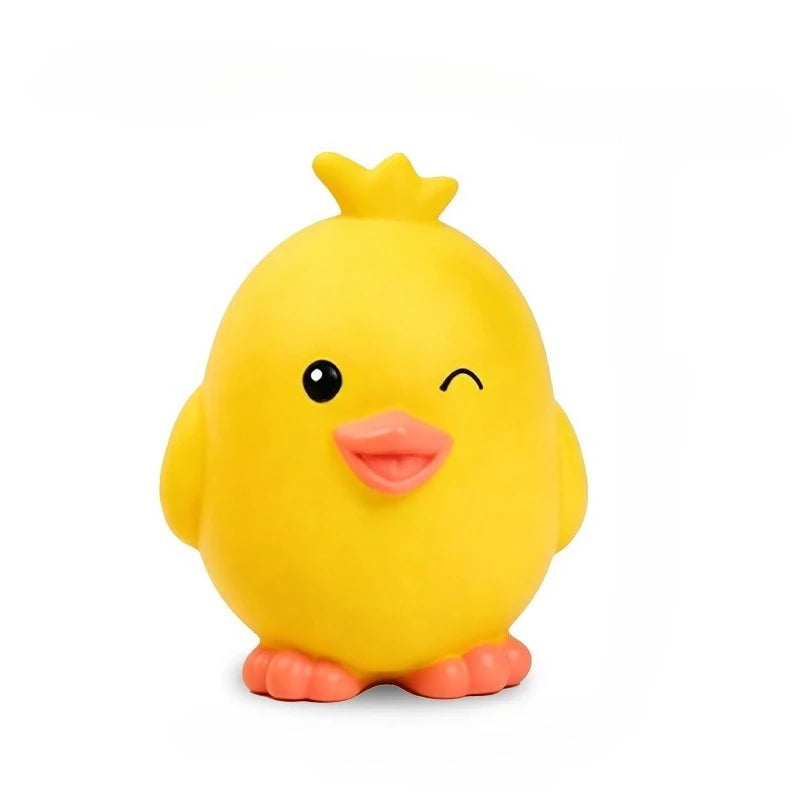 Pet Interactive Toy for Dog Cat Rubber Little Yellow Duck, Penguin Toy for Dogs Latex Squeak Squeaker Chew Training Pet Products