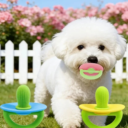 Small Dog Chew & Teething Toy, Durable Stick Design, Functional Pet Pacifier for Daily Entertainment