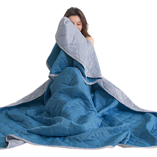 Summer Cooling Comforter Grade A Air Condition Comforter Soft Breathable Cool Comforter for Hot Sleepers and Night Sweats