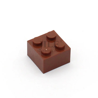 50pcs MOC Building Blocks Brick 2x2 3003 DIY Enlighten Creative Basics Classic Sets Compatible with Assembles Particles Toys