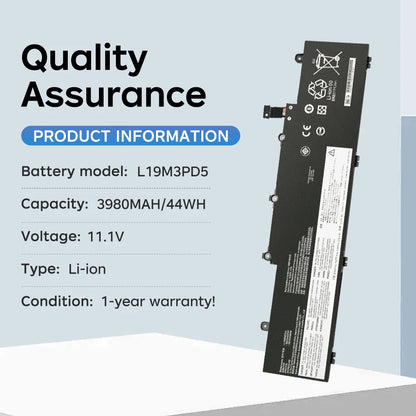 BGBT L19M3PD5 L19C3PD5 Laptop Battery For Lenovo ThinkPad E14 E15 Gen2 Gen3 L20C3PD4 L20D3PD4 L19D3PD5 L19M3PD5 L19L3PD5