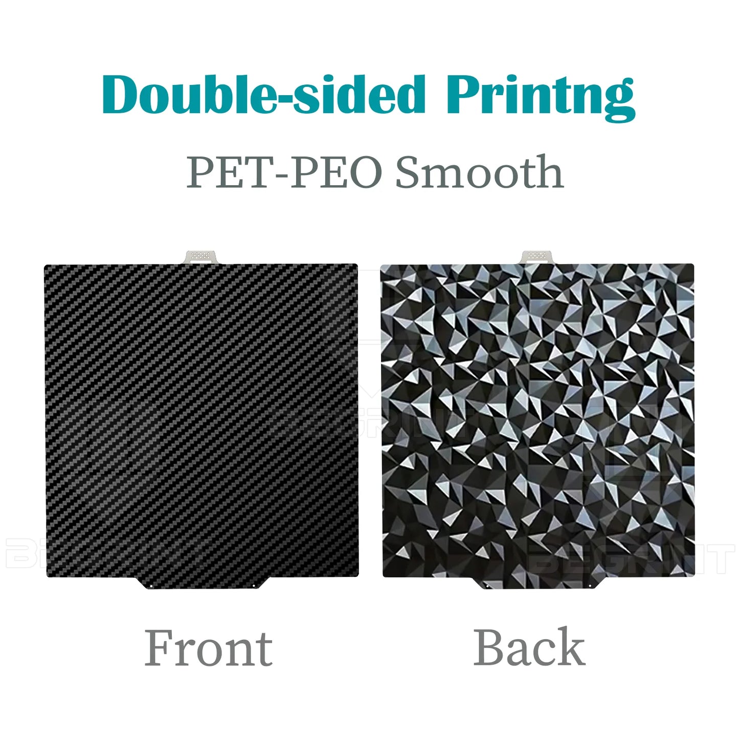 Double Side Smooth PEO PET PEY Bed Spring Steel Sheet For QIDI Q2 Combo Build Plate 280x280mm Q2 PEI Bed For QIDI Q2 Accessory