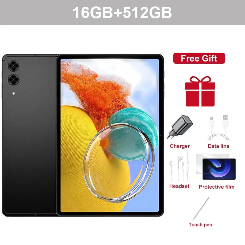 High-end Pad 7S pro Children Tab Global Version 10.Inch Android 15 22GB+2TB Tablet 5G Dual SIM Original Kids Gift Tablet PC+Box