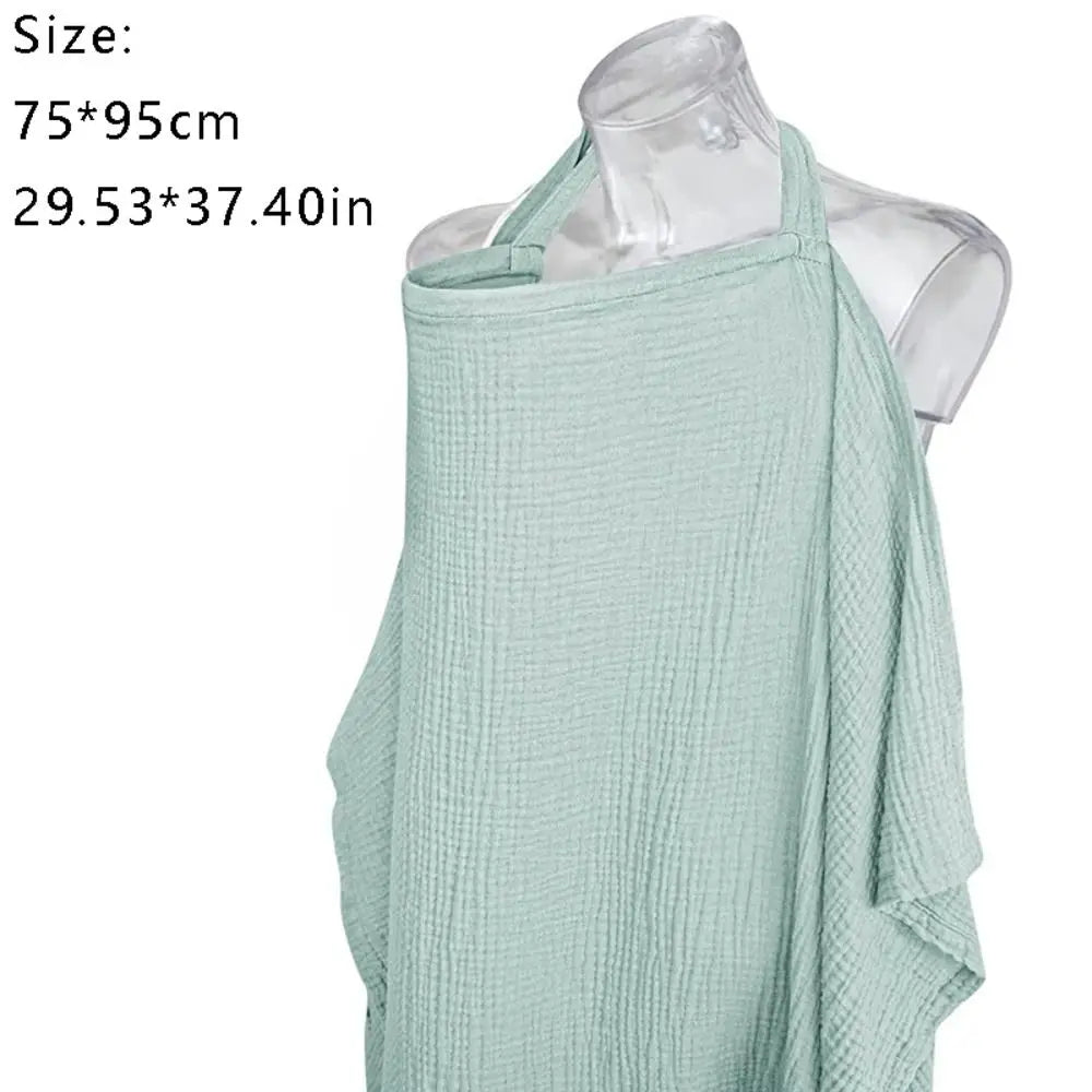 Mother Outing Breastfeeding Cover Baby Feeding Nursing Covers Adjustable Breathable Privacy Nursing Covers with Arch Neckline