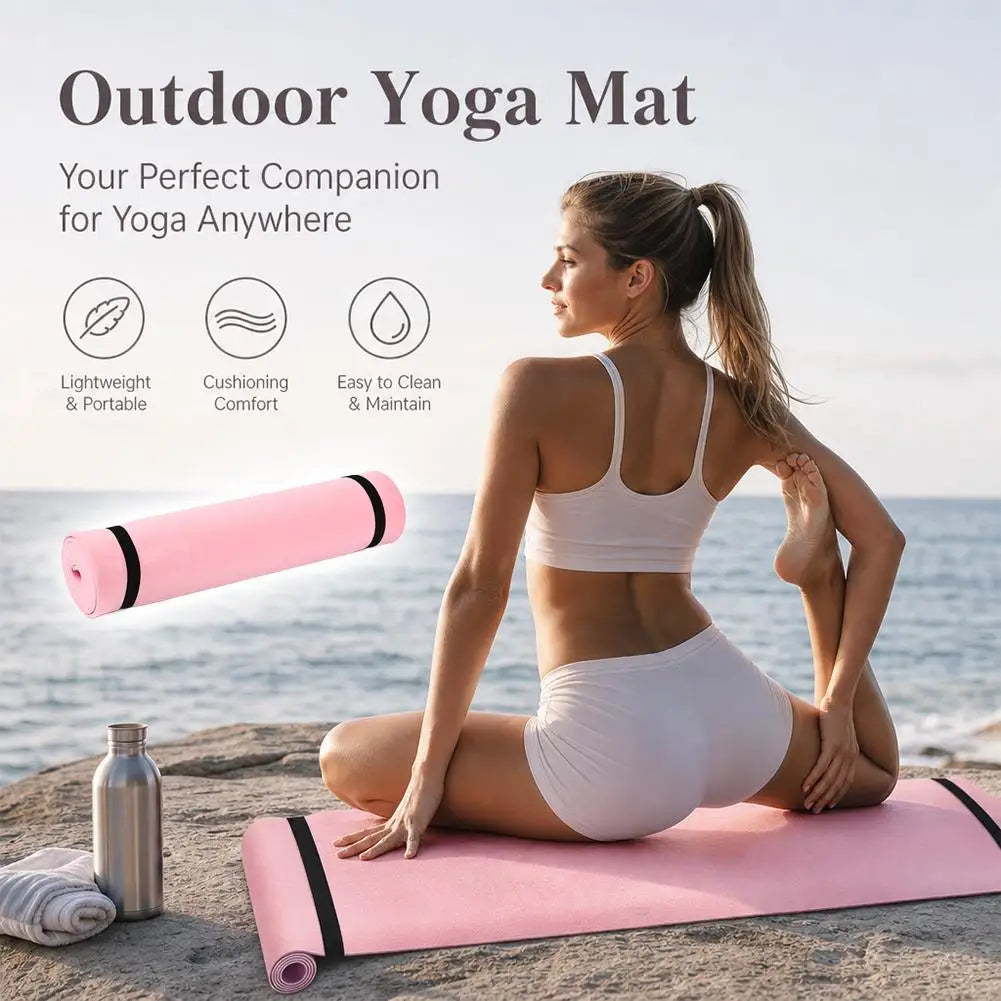 1/2Pcs Thick Yoga Mat Anti-skid Sports Fitness Mat  Exercise Body Building Blanket Fitness Mat Gymnastics Mat Fitness Equipment