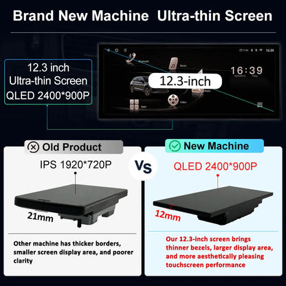 12.3 inch GPS Navigation Wireless Carplay Android 16 for Audi Q5 2009 - 2017 BT Car Multimedia Video Radio Player 4G Auto Tools