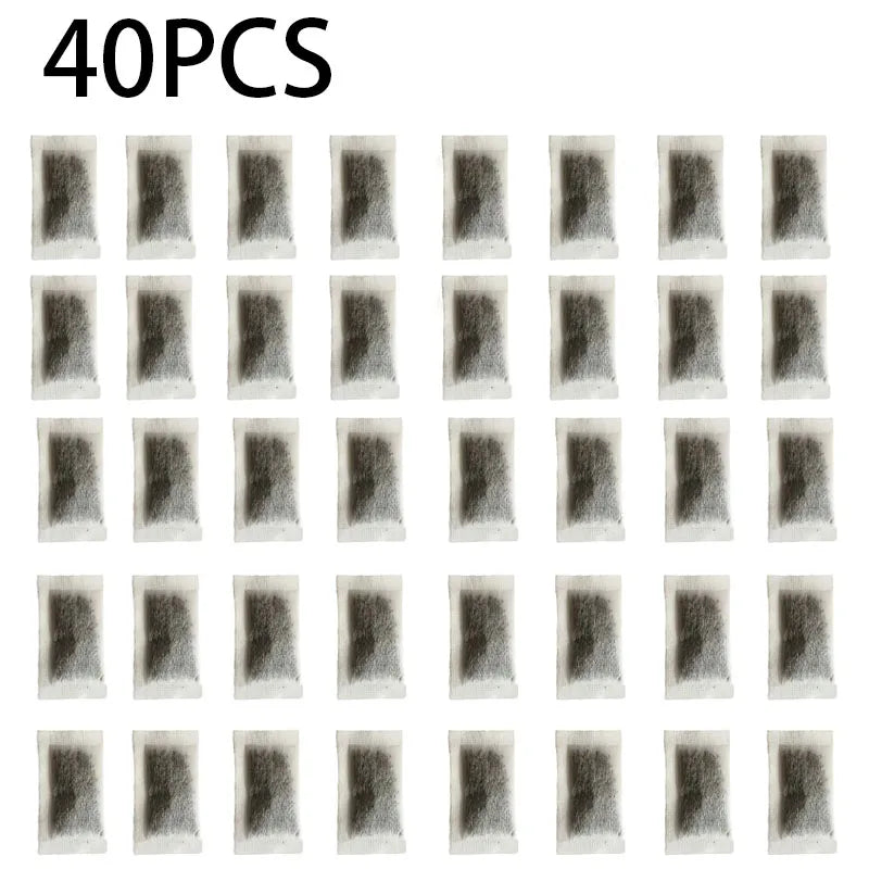 20/40PCS Fish Tank Filter Activated Carbon Bags Premium Aquarium Filter Media Purifies Water Removes Toxins Odors Long Lasting