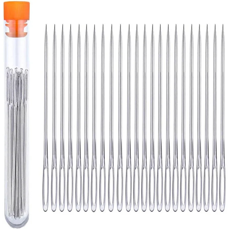 9/23/32 Piece Sewing Needles Set Large Eye Needles Leather Sewing Needles Set for Hand Sewing Leather Crafts