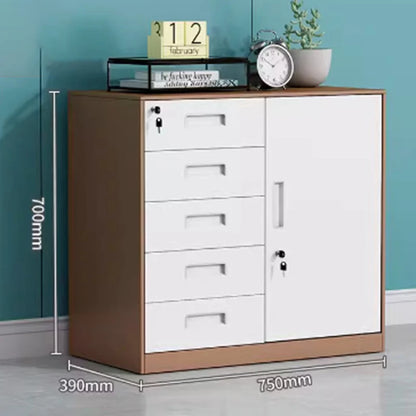 3/4/5 Drawer Office Filing Cabinet Lock Dividers Storage Filing Cabinets Living Room Organizer Cabinet Kitchen Home Furniture