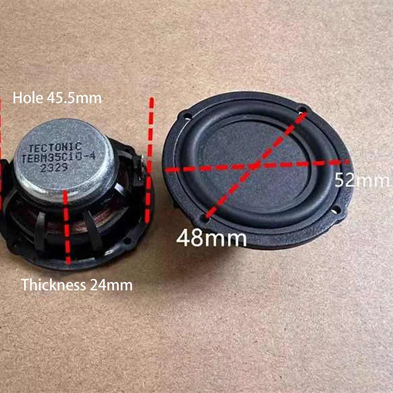2Inch 52mm For High-end Full Range Speaker BMR Technology Flat Panel Honeycomb Diaphragm Fever Level