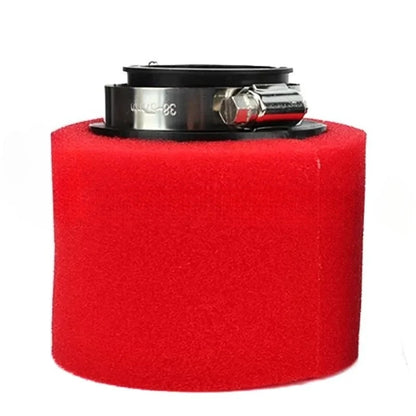 Foam Air Filter 35mm 38mm 42mm 45mm 48mm 50mm 60mm Sponge Cleaner Moped Scooter Dirt Pit Bike Motorcycle Black and Red