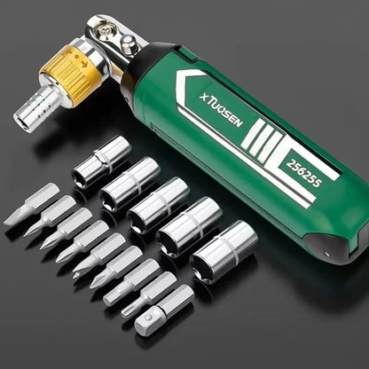 Ratcheting Screwdriver Set with Bits, Multi-Function Repair Tool Kit for Electronics, Laptop, Phone & Home Appliance Fixes