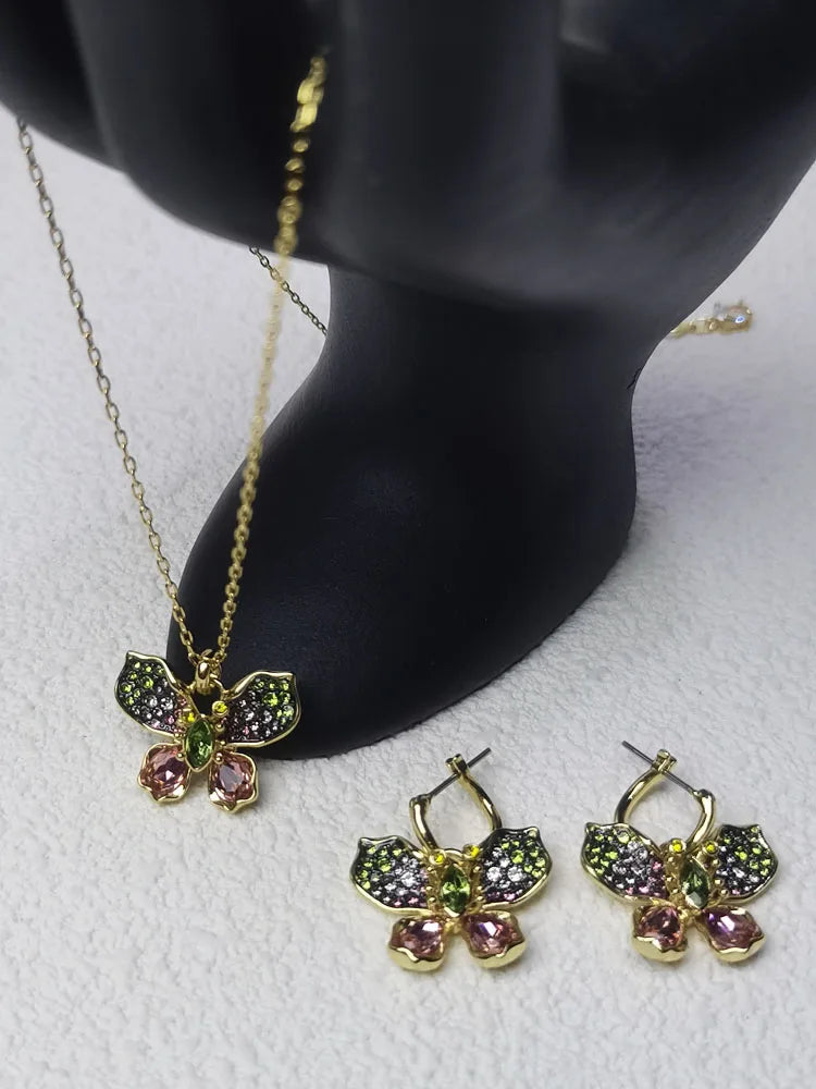 2025 Original High Jewelry Necklace Dazzling Crystal Luxury Brand Fascinating for Women Wedding Best Gift Chain Necklace