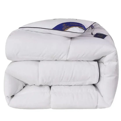 Warm Feather Velvet Comforter Hotel Four Seasons Quilt Single Bed Air-Conditioner Blanket Soft All-Season Sleep Home Bedding