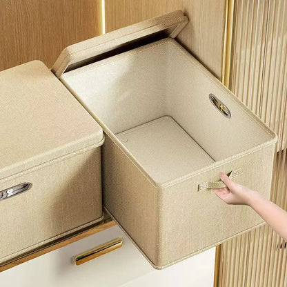 Storage Box Foldable Fabric Garment Pants Underwear Socks Storage Box Toy Storage Box Washable Office Clutter Storage
