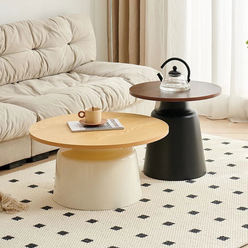 DIY Coffee Table Modern Living Room Combination Furniture Tee Table Nordic Luxury Circular Coffee Tables Art Decoration Tables