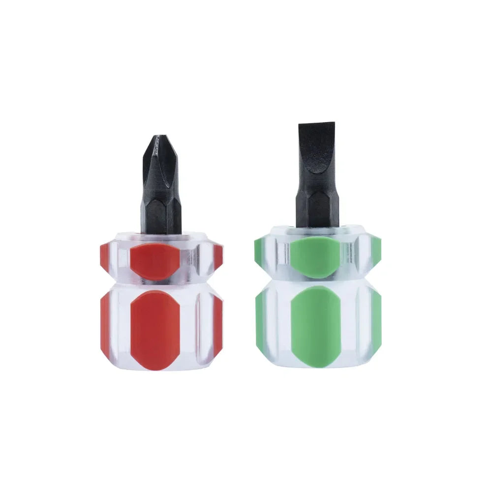 Screwdriver Kit Mini Small Portable Radish Head Screw Driver Transparent Handle Precision Car Repair Tools Accessories Set