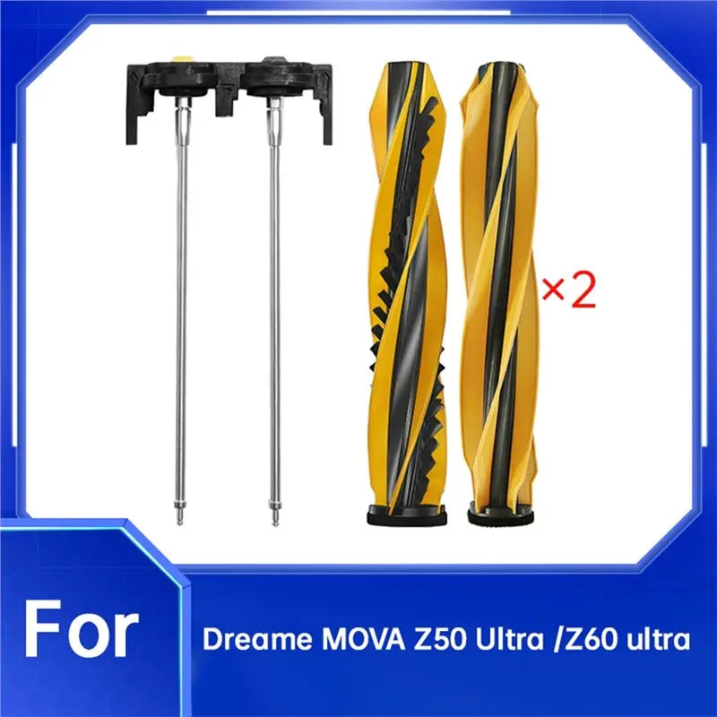Promotion!For Dreame MOVA Z50 Ultra/Z60 Ultra Replacement Parts- Main Brush Bracket And Main Brush Vacuum Cleaner Accessories
