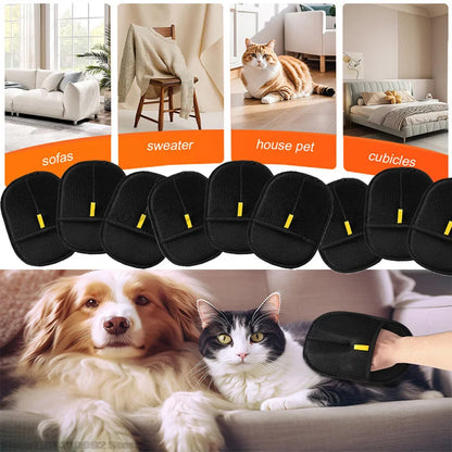 Pet Grooming Gloves Static Dedusting Brush Pet Hair Remover Brush Removing Dog Cat Hair From Sofa Carpet Clothes Pet Products