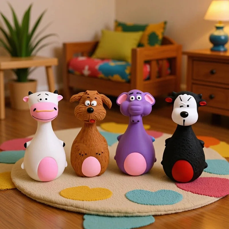 Pet Interactive Throwing Chewing Toys Bite Resistant Dog Play Toys Teeth Cleaning Training Toy for Dogs Puppy