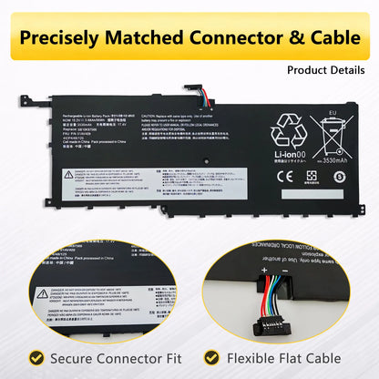 PowerHub 01AV409 00HW028 01AV440 Battery For Lenovo ThinkPad X1 Carbon 4th Yoga 1st 2nd Gen Type 20JD 20JE 20JF 20JG 20FQ 20FR