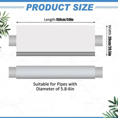 Portable AC Hose Insulation Sleeve Thermal Pipe Sleeve Portable Air Conditioner Hose Cover for 5 & 5.9inch Diameter Home Garage