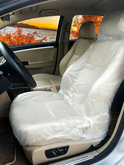 100Pcs Disposable Car Seat Covers — a "convenient shield" for multi-scenario protection, preventing car seats from stains.