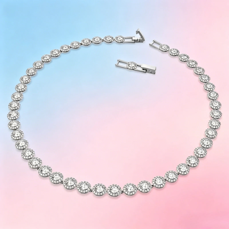2026  Round Jewelry Set, Unique Earrings,Bracelet,Necklace, For Daily, Party, And Banquet Decor