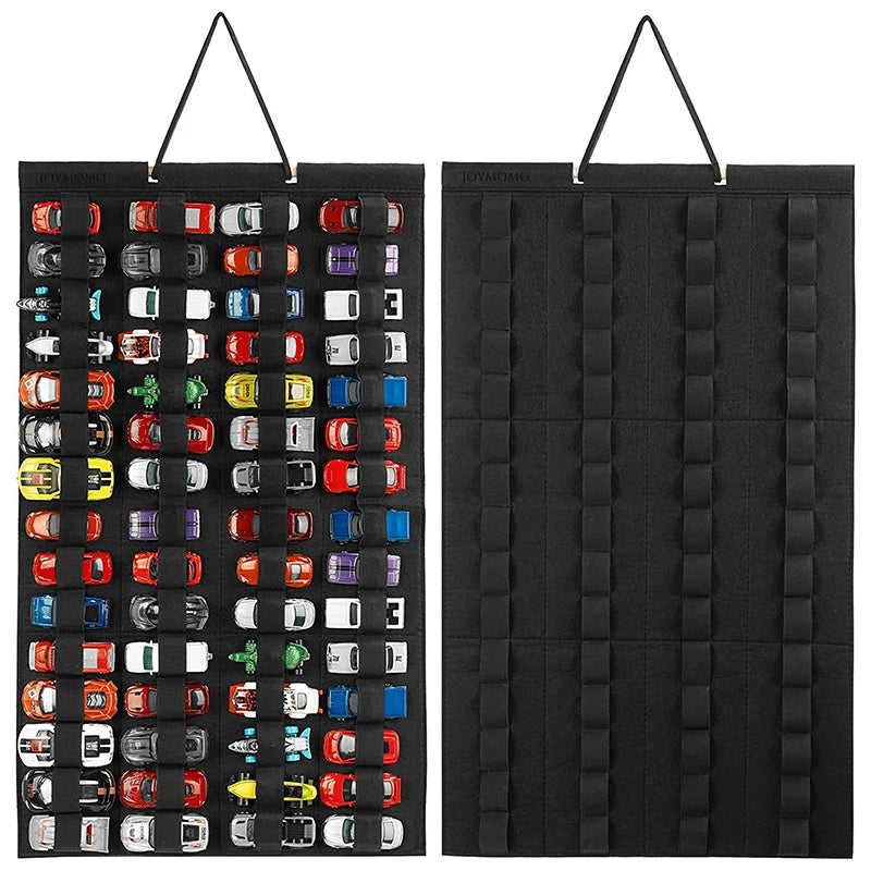 Hanging Organizer For Wall Mount Display Case Large Capacity Storage Box Bags Hold Up Toy Matchbox Cars Kids Gift