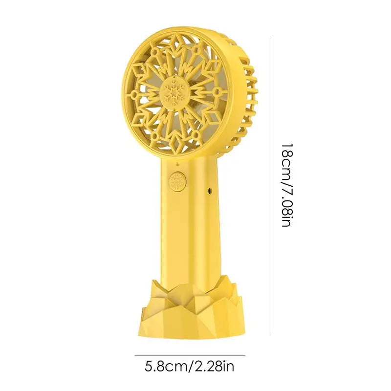 Portable Handheld Fan Powerful USB Adjustable Portable Fan Personal Cooling Device For Daily Commuting Car Travel Beach Trips