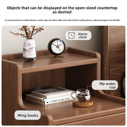 Multi-functional Household Goods Bedside Table Household Small Bedroom Storage Narrow Cabinet Bedside Cabinet