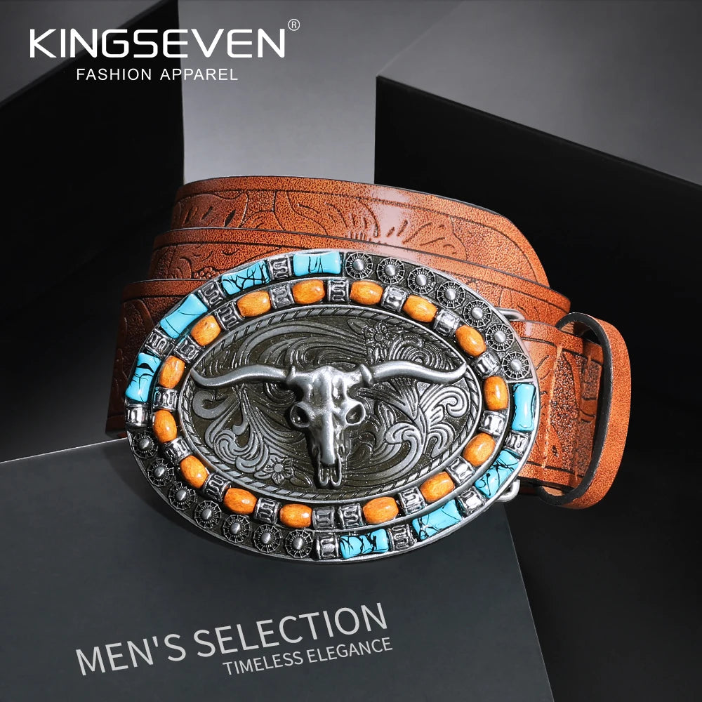 Men's belts, with a Western cowboy style, are a common item for grasslands and parties, and also make great holiday gifts.