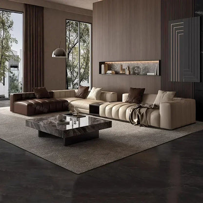 Modern Cheap Sofa Large Lounge Brown Comfortable European Designer Loveseat Sofa  Daybed Reading Salon Meuble Home Furniture