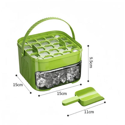 50 Grids Ice Mold Ice Tray Double-layer Ice Cube Tray Reusable Food-grade Ice Cube Molds for Ice Cube Manufacturers