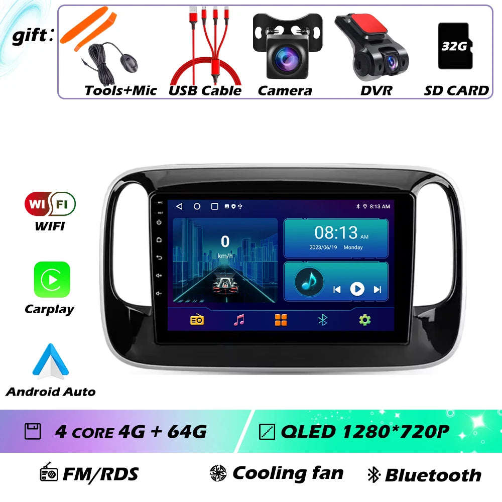 Car Radio Carplay For GAC Trumpchi GS3 GE3 2017-2021 Navigation GPS Android Auto Player Screen 4G Wifi No 2din DvD