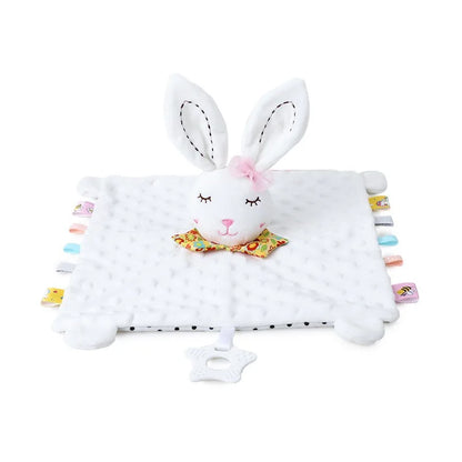 Elephant Baby Comforter Blanket Soft Appease Towel Baby Rattle Animals Toys Soothe Reassure Sleeping Towel Lathe Hang Toddler