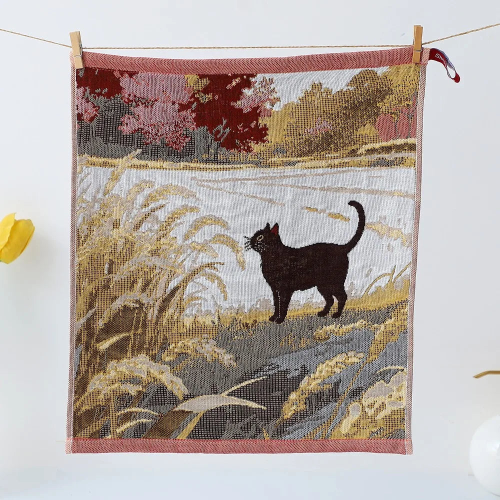 New 34x40cm Large Hand Towel Quick Dry Decorative Kitchen Towel 4 Layer Cotton Gauze Tea Towel Home Restaurant