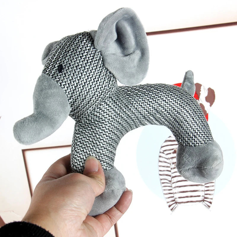 Pet supplies: dog toys for chewing, making sounds, and relieving boredom, arched plush toys, plush toy factory in stock