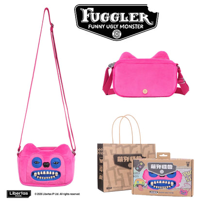 Fugglers Ugly Teeth Monster Bag Crossbody Cute Plush Wallet Plush Bag Fuggs Crossbody Bag with Shoulder Strap Animal Plushies