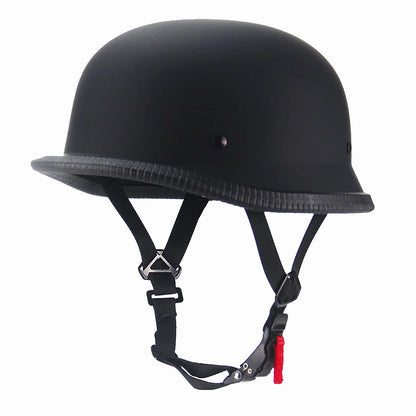 Motorcycle Bicycle Open Riding Retro Helmet, Casco Half Helmet, Cool Matching Glasses Universal Adjustable DOT Certification