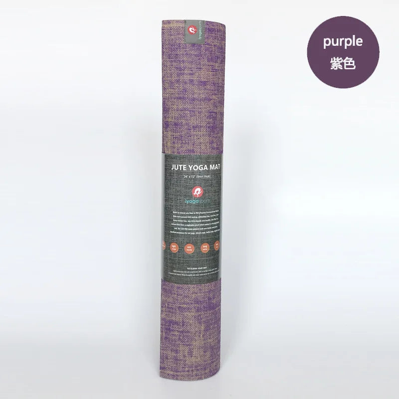 Natural jute yoga mat Eco-friendly natural jute yoga mat