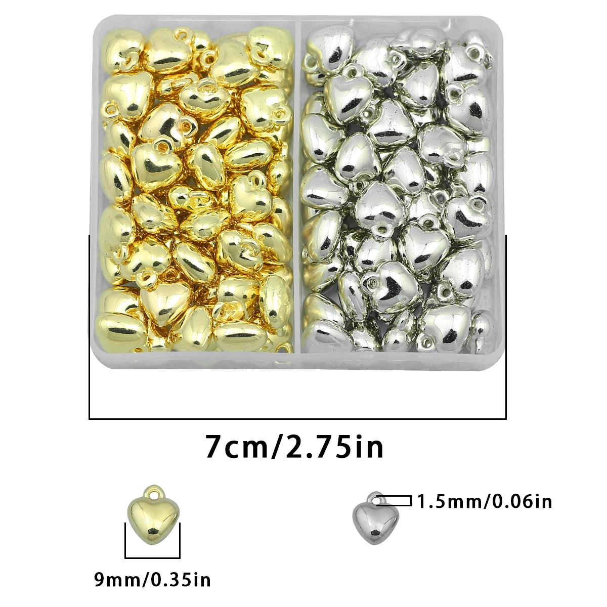 CCB Craft Kits A Variety of Styles Sizes—Handmade DIY Jewelry Making Materials Accessories for Bracelets Necklaces Other Jewelry