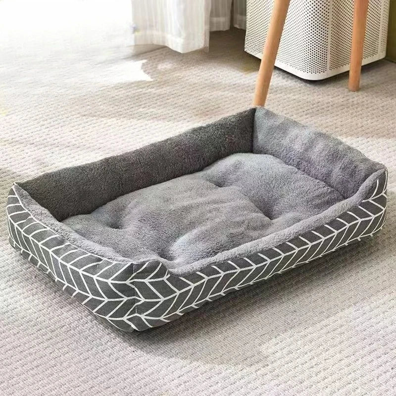 Open Summer Dog Cat Bed Pet Square Bed All Season Universal Breathable and Comfortable Bedding for Cats and Dogs Pet Supplies