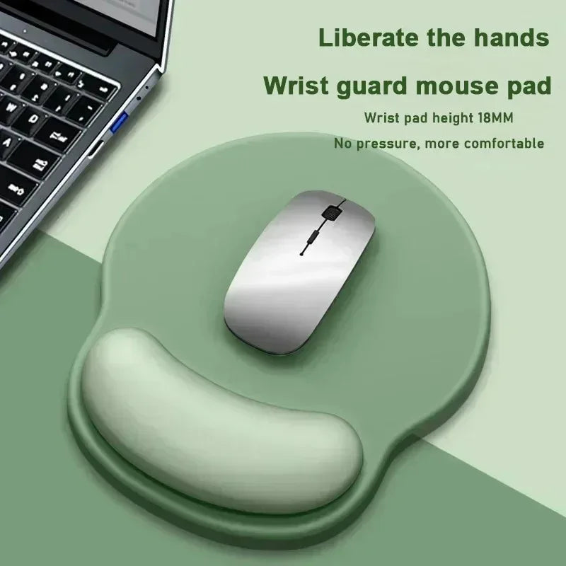 Gradient color mouse pad, comfortable wrist rest, non-slip mouse pad, soft mouse pad wrist rest, computer desktop foam mouse pad