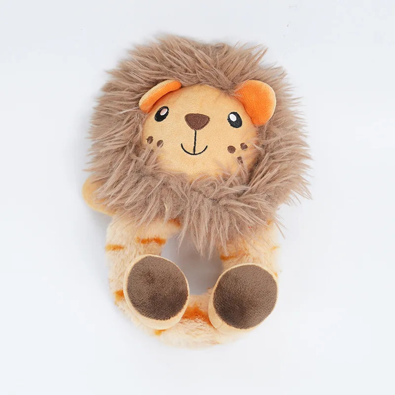 Squeaky Dog Toy for Small Medium Dogs, Self-Entertainment Chew Plush Toy, Boredom Relief Teeth Cleaning Pet Supplies