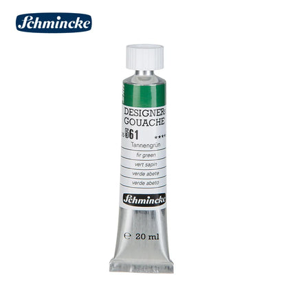 Germany Schmincke Designer Gouache Paint Tube 20ml Opaque Gouache Paint Professional Artist 48 Colors Drawing Art Supplies Cute